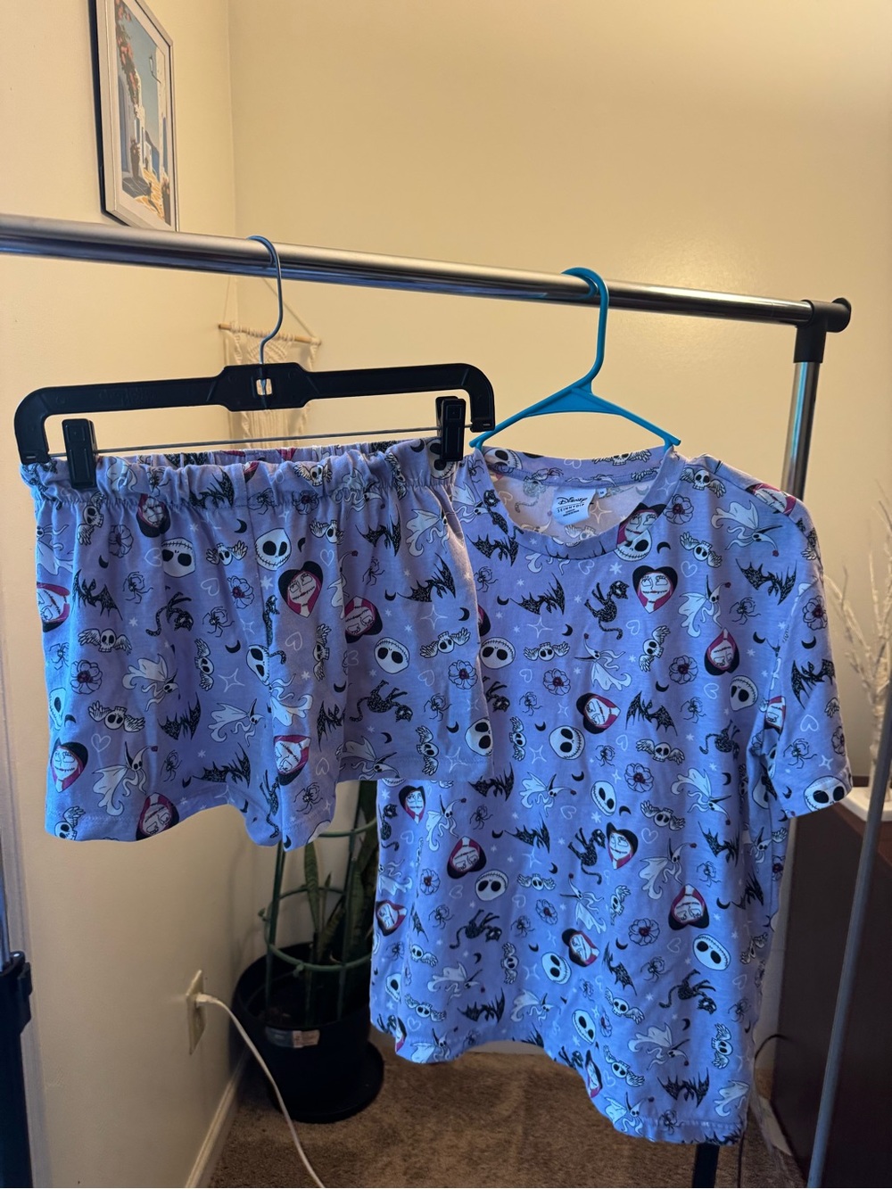 Disney Lavender The Nightmare Before Christmas Kids Pajama Set